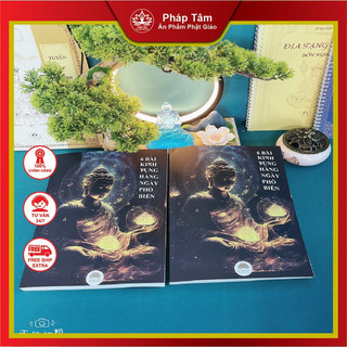 6 bài kinh tụng hàng ngày tặng kèm 1 sổ tay chép kinh 1 bút gel chép kinh