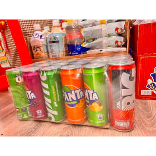 Nước ngọt Mirinda Thái mix 24 lon Fanta Mirinda