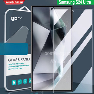 Cường lực Gor Samsung S20 FE / S21 FE / S23 FE / S24 Ultra / S24 Plus trong suốt trơn mượt dùng được vân tay