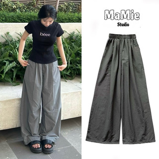Quần gió nhăn và kaki túi hộp unisex, quần dài form rộng phù hợp cả nam nữ 45-75kg - clothingforgirl mã mã store