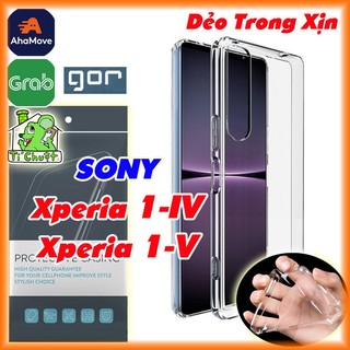 [Chính Hãng GOR-Ảnh Thật] Ốp lưng SONY XPERIA 1 IV / 1 Mark V Silicon Dẻo Trong Suốt Chống Sốc