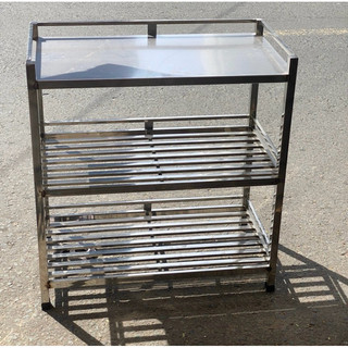 Kệ inox 3 tầng inox kệ thẻ kệ nhaf bếp gọn nhẹ bền đẹp