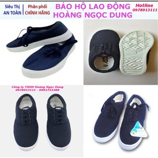 Giày vải bảo hộ lao động, giày công nhân công trình, giày tập thể dục, dã ngoại, giày lười
