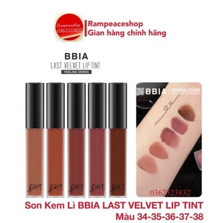 Son kem lì bbia last velvet lip tint ver 8 - feeling series
