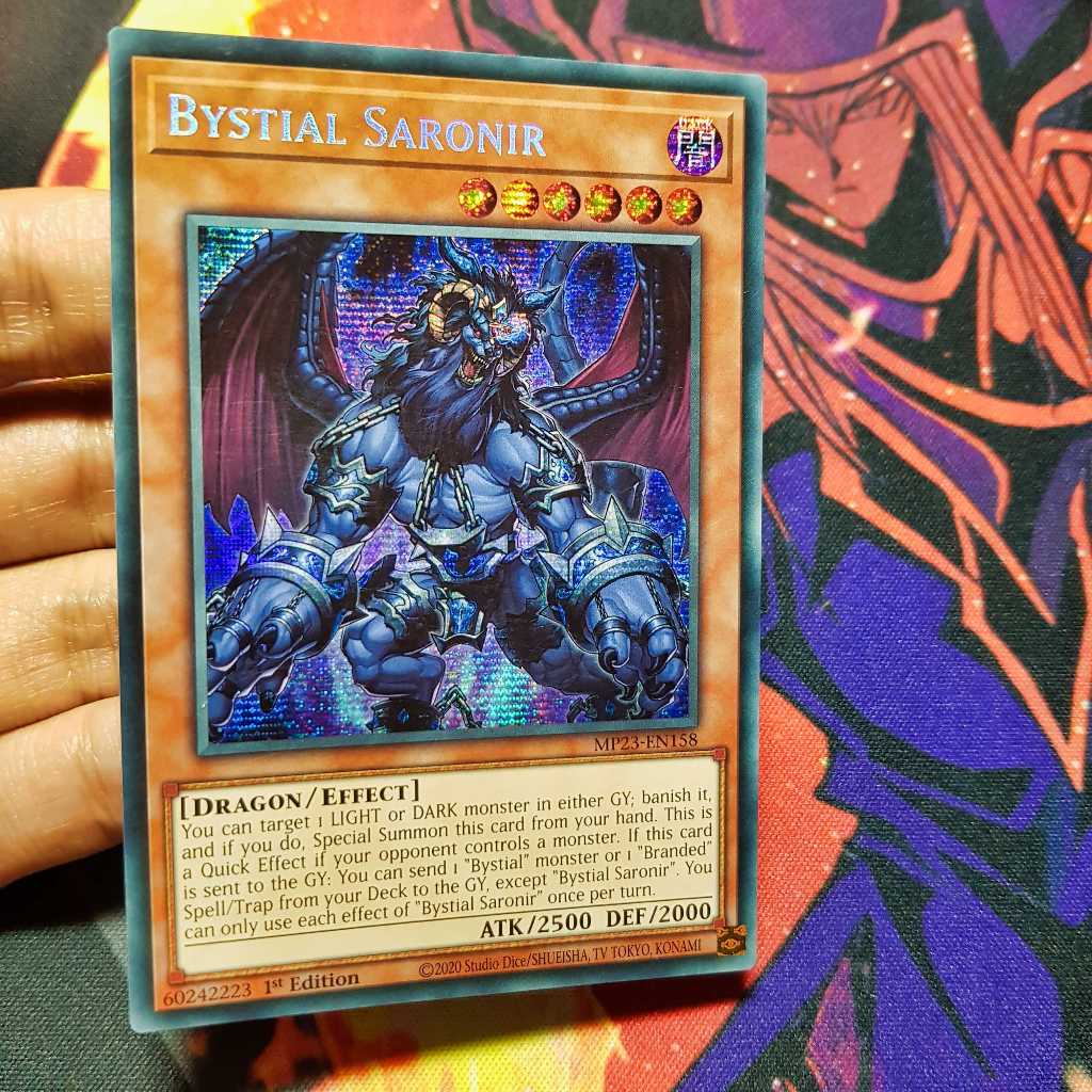 Thẻ bài Yugioh chính hãng | Bystial Saronir | MP23 Secret rare.