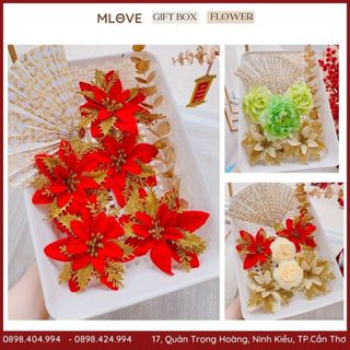 Khay tre gói quà bánh Tết, khay mây tre kích thước 34x24x7