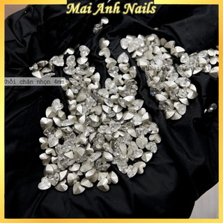 Đá khối mini chân nhọn mẫu lẻ hình tim - sao giá 10 viên maianhnails