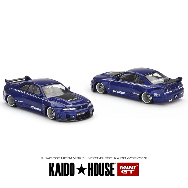 MINIGT Kaido House Datsun 510 089 092 R34 R33 Hidden 072 074 alloy car  model 054