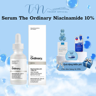 Tinh Chất Kiềm Dầu, Làm Sáng Da The Ordinary Niacinamide 10% + Zinc 1% Serum 30ml, 60ml