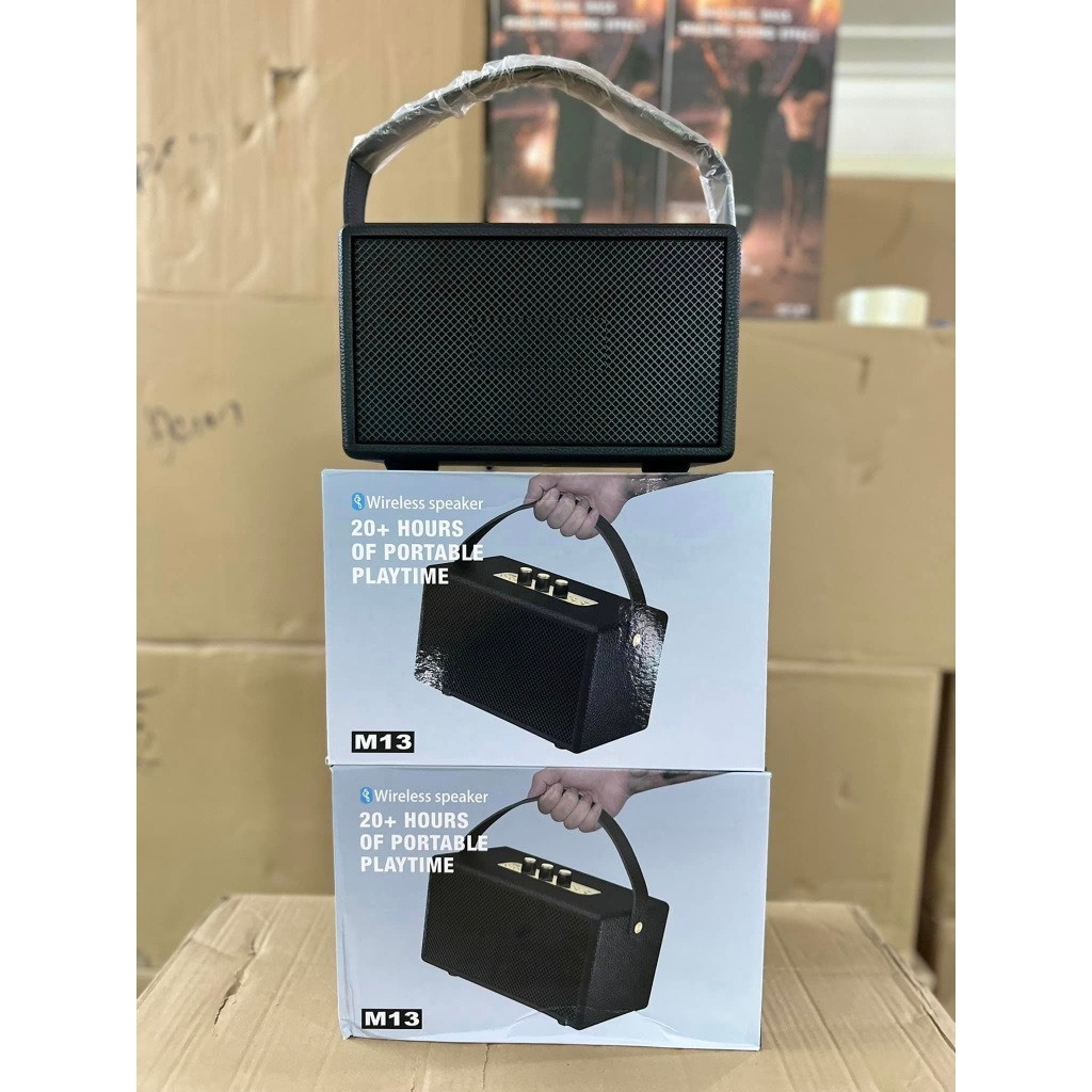 Loa Bluetooth M13 Công Suất Lớn, Loa không dây M13 Nghe Nhạc Hay, Pin Sử Dụng 10 Giờ, Âm Thanh 3D, Bass Căng | BigBuy360 - bigbuy360.vn