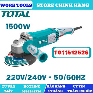 Total máy mài góc 1500w tg11512526