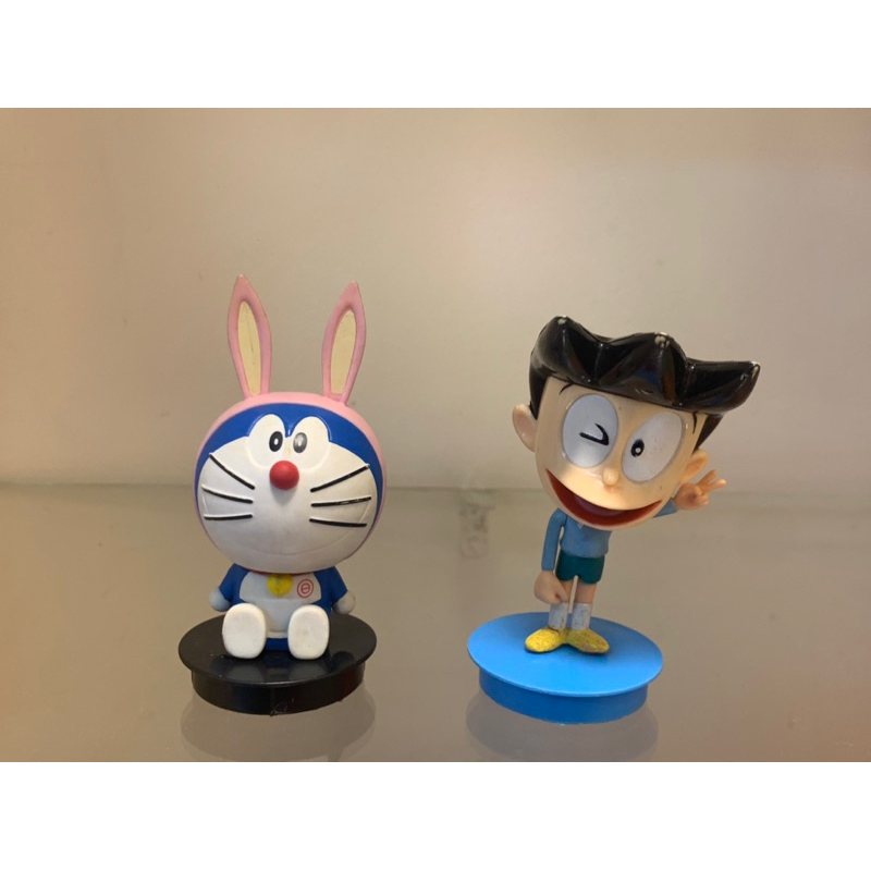 (ĐÃ QUA SỬ DỤNG) Mô hình topper ly nước combo movie, cup topper figure phim Doraemon