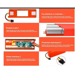 Pin Lithium thay thế cho dòng Robot xiaomi Roborock (roborock s50 ,roborock s5 max , roborock S6 ) (Công nghệ Nhật  )