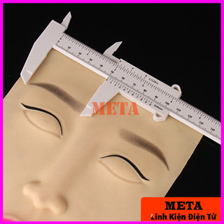 Thước kẹp kỹ thuật 0-80mm vernier bằng nhựa ABS, thước kẹp chữ F, thước mỏ vịt độ chính xác cao