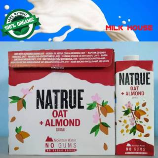Thùng 6 Hộp 1L Sữa Oat + Almond Yến Mạch Hạnh Nhân Nguyên Chất Natrue - EU