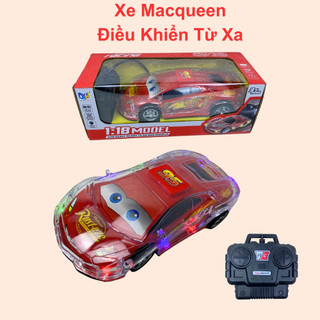 Xe macqueen điều khiển từ xa đồ chơi xe macqueen màu đỏ đặc trưng dài 22cm đèn sáng lung linh