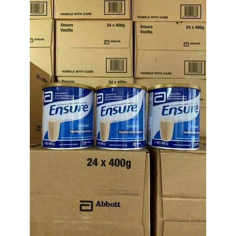 Sữa bột Ensure Đức Lon 400g date xa