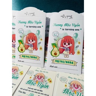 ❤️[ Rẻ Nhất Shopee] Thiệp Thôi Nôi trái bơ