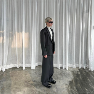 ÁO KHOÁC BLAZER - TGC BASIC GREY - BLACK BLAZER