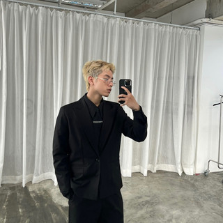 ÁO KHOÁC BLAZER - TGC BASIC GREY - BLACK BLAZER