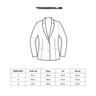 ÁO KHOÁC BLAZER - TGC BASIC GREY - BLACK BLAZER