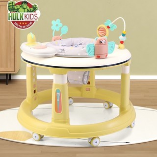 Xe tròn tập đi 2in1, xe tập đi đa năng kiểu mới cho bé có nhạc đèn, kết hợp bàn ăn cho bé Hulk.Kids