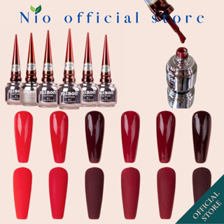  Sơn gel Mxbon đỏ chất đặc mướt chai 15ml 