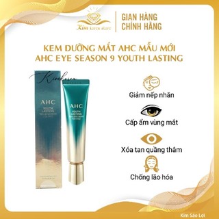 Kem dưỡng mắt Ahc mẫu mới AHC eye season 9 Youth lasting