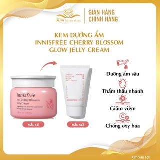 Kem dưỡng ẩm Innisfre cấp ẩm, siêu căng bóng, chống lão hóa  chiết xuất hoa anh đào Innisfree Jeju Cherry Blossom cream