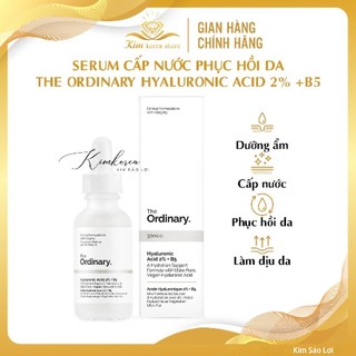 Serum cấp nước phục hồi da The ordinary Hyaluronic acid 2% +B5