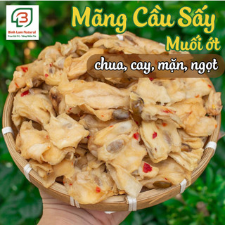 Đồ ăn vặt - Mãng cầu sấy muối ớt - Mãng cầu xiêm sấy dẻo lắc muối ớt chua chua cay cay Bình Lam Food