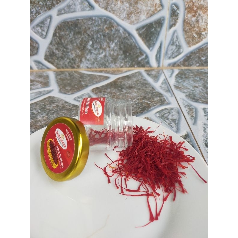 Nhị hoa nghệ tây Saffron chính hãng Bahraman Dubai giúp an thần ngủ ngon N'shop Trà hoa AD01