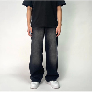 Quần jeans wax xám khói - unisex nam nữ