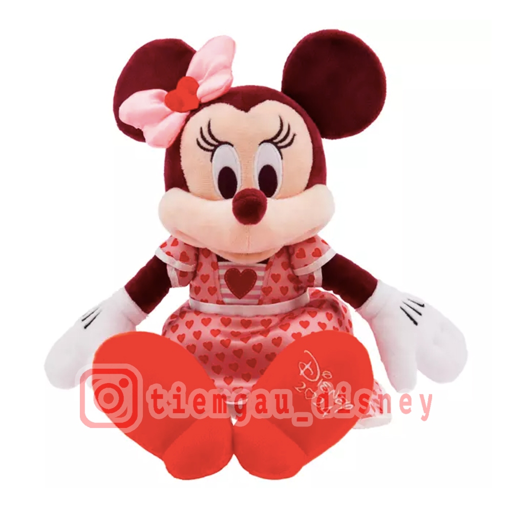 Gấu bông Minnie phiên bản Valentine 2024 - Chính hãng Disney