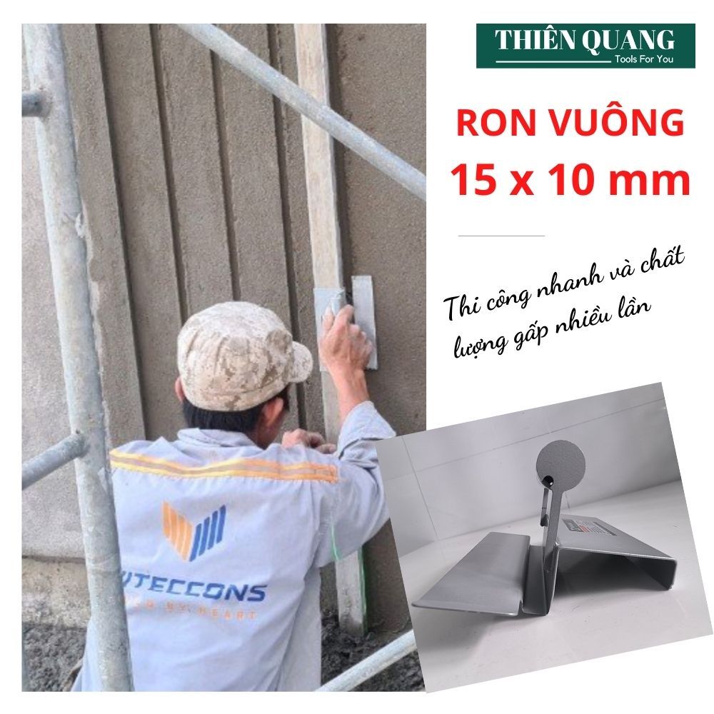Bay cắt ron chỉ âm tường VUÔNG - Tùy chọn kích thước