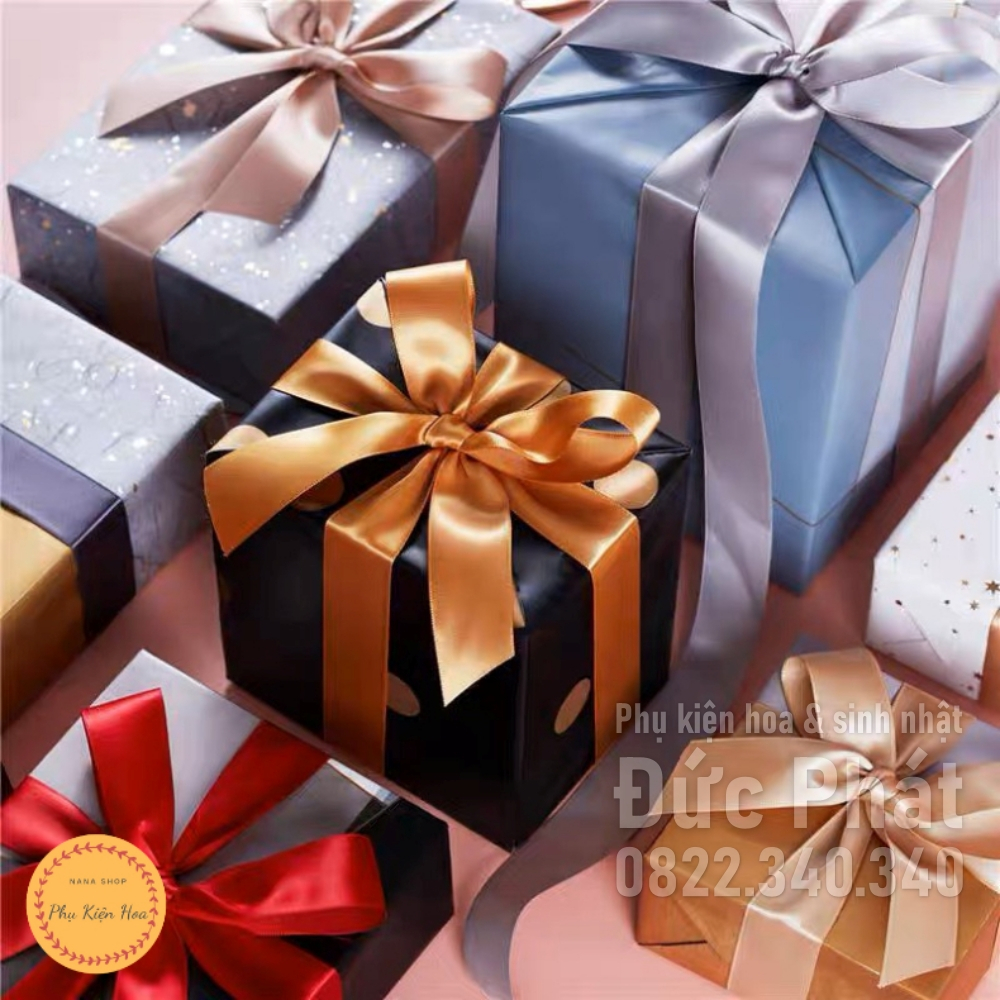 Ruy băng lụa bản 2cm