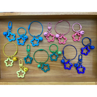 Móc khoá phối charm ngôi sao