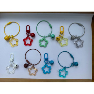 Móc khoá phối charm ngôi sao