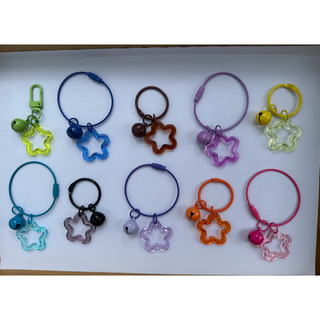 Móc khoá phối charm ngôi sao