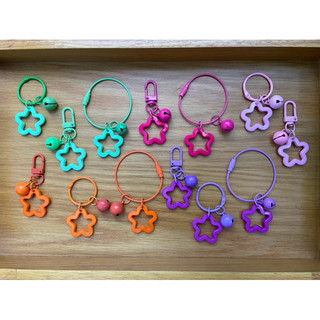 Móc khoá phối charm ngôi sao