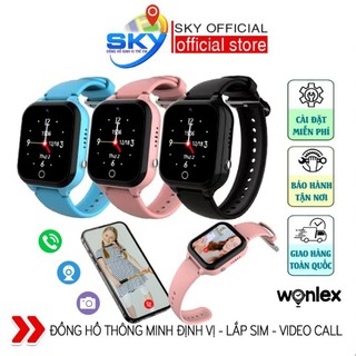 Đồng hồ thông minh định vị trẻ em SKYONE SK80 - Gọi VideoCall - Định Vị LBS/Wifi Chống Nước - CHÍNH HÃNG