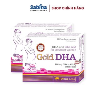[Combo 2 hộp Gold DHA - Thực Phẩm Bảo Vệ Sức Khỏe Cho Bà Bầu