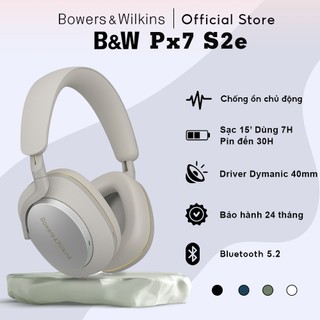 Tai nghe chụp tai chống ồn ANC Bowers & Wilkins Px7 S2e - Bảo hành 2 năm chính hãng