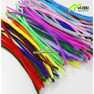 Sét 50 dây kẽm nhung, set đồ trang trí, set làm hoa trang trí