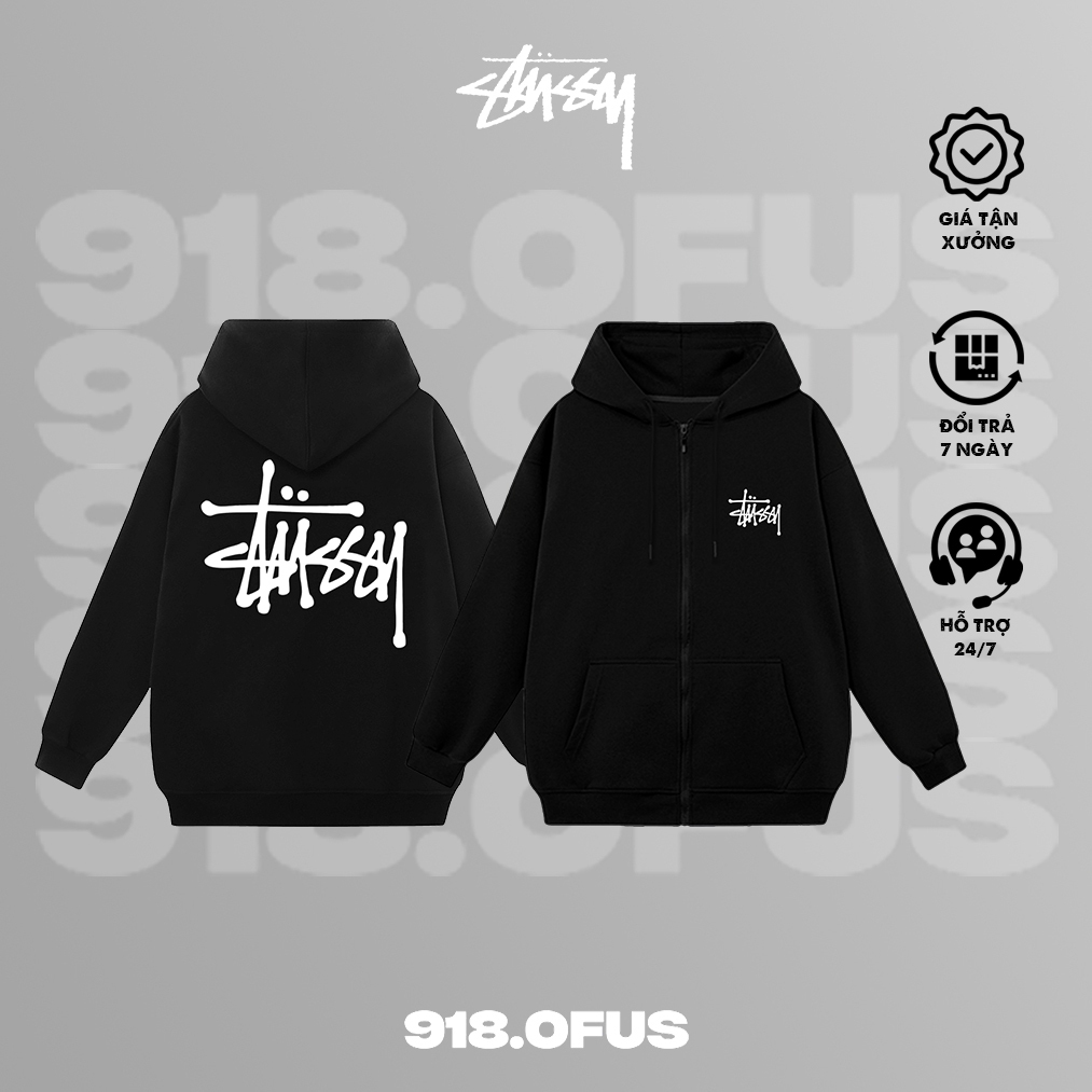 Áo Hoodie STUSSY Basic phong cách đơn giản,Thời Trang, Unisex nam nữ hàn quốc siêu hot