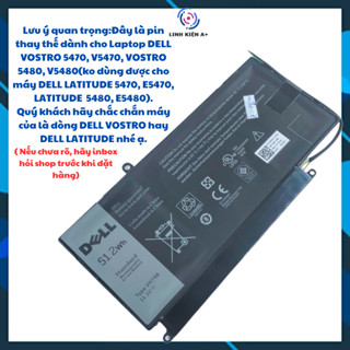 Pin Dell Vostro 5460 V5460 5470 V5470 5480 V5480 5560 V5560 VH748  ZIN
