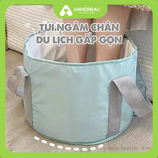 Túi ngâm chân AN HERBAL giữ nhiệt túi ủ ấm có thể gấp gọn túi ngâm chân chất xô vải n có thể chứa nước