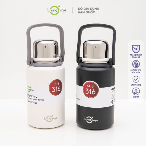 [Chính hãng] LivingOvoje Camping Tumbler 900ml - Bình Giữ Nhiệt Cắm trại 900ml - Bình Giữ Nhiệt dung tích lớn