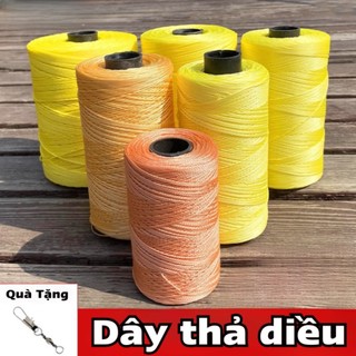 DÂY THẢ DIỀU - DÂY XOẮN NÂU - VÀNG -2 SỢI 3 SỢI XOẮN CAO CẤP