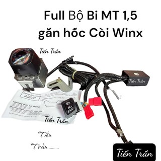 Bộ đèn bi led 1.5 gắn hốc kèn winer x